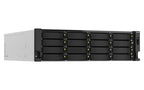 QNAP TS-h2287XU-RP NAS Rack (3U) Intel Xeon E E-2336 32 GB DDR4 0 TB QuTS hero Black, White