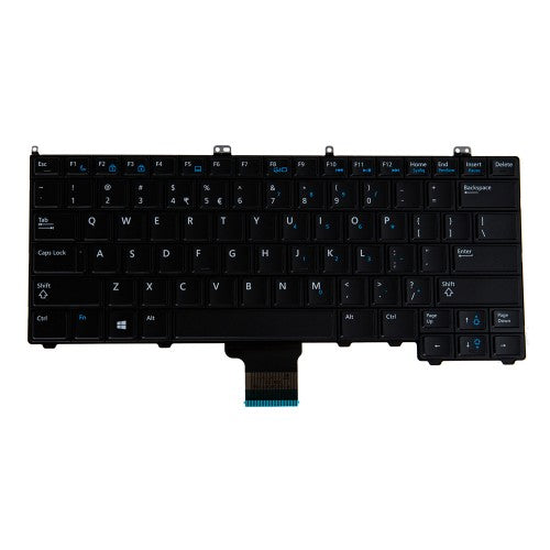 Origin Storage N/B KBD XPS 13 9300 UK English Layout 80 Keys Backlit SP w/ palmrest