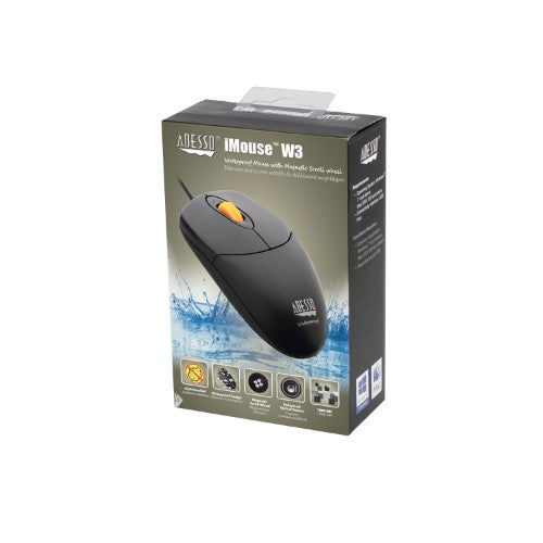 Adesso iMouse W3 mouse Ambidextrous USB Type-A Optical 1000 DPI