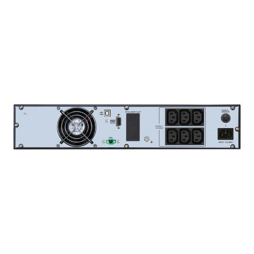 APC Easy UPS On-Line, 1000VA, Lithium-ion, Rack/Tower 2U, 230V, 6 IEC C13 outlets, Intelligent Card Slot, W/ rail kit