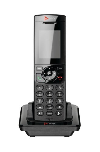 HP Poly VVX D230 DECT 1880-1900 MHz Base Station and DECT Phone Handset Kit with Power Supply