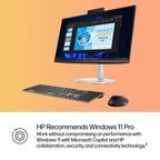 HP EliteStudio 8 All-in-One G1i 23.8 inch Desktop AI PC Intel Core Ultra 5 60.5 cm (23.8") 1920 x 1080 pixels 16 GB DDR5-SDRAM Windows 11 Pro Wi-Fi 7 (802.11be) Silver