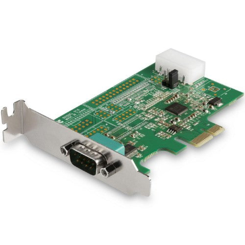 StarTech.com 4-port PCI Express RS232 Serial Adapter Card - PCIe RS232 Serial Host Controller Card - PCIe to Serial DB9 Card - 16950 UART - Expansion Card - Windows/Linux - TAA