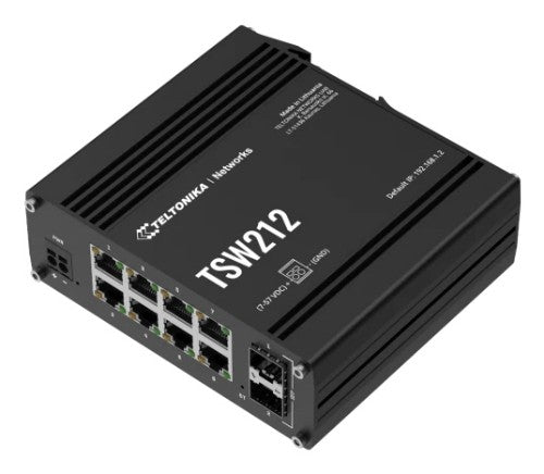 Teltonika TSW212 Managed L2 Gigabit Ethernet (10/100/1000) Black