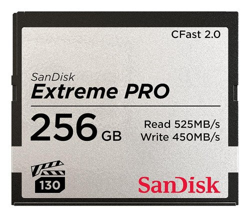 SanDisk Extreme Pro 256 GB CFast 2.0