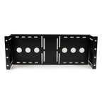 StarTech.com 4U Universal VESA LCD Monitor Mounting Bracket for 19-inch Rack or Cabinet - TAA Compliant - Cold-Pressed Steel Bracket