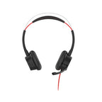 V7 HU621 Premium Headset - Noise Cancellation - ENC Mic - ANC -USB-A/C - Black