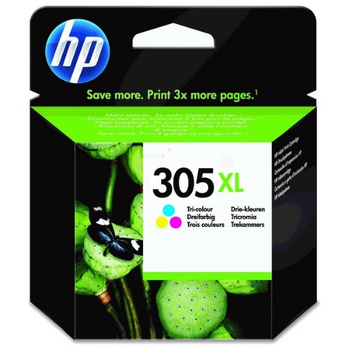 HP 3YM63AE/305XL Printhead cartridge color high-capacity, 200 pages for HP DeskJet 2710/e/Envy 6020/Envy 6020 e