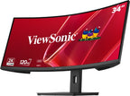 Viewsonic VA 34” UWQHD Curved Monitor with KVM Switch