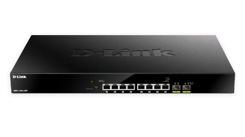 D-Link 10-Port Multi-Gigabit PoE+ Smart Managed Switch