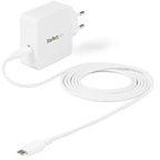 StarTech.com USB C Wall Charger - USB C Laptop Charger 60W PD - 6ft/2m Cable - Universal Compact Type C Power Adapter - Dell XPS/Lenovo X1 Carbon/HP EliteBook/MacBook - USB IF/CE Certified