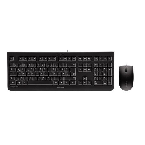 CHERRY DC 2000 keyboard Mouse included Universal USB QWERTZ Czech Black