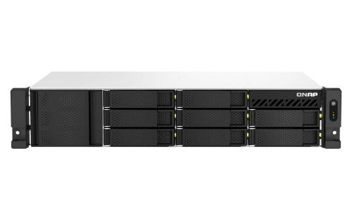 QNAP TS-864EU-RP NAS Rack (2U) Intel® Celeron® N5095 8 GB DDR4 0 TB QNAP Turbo System Black
