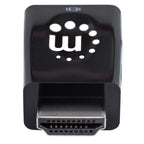 Manhattan HDMI to VGA (with Audio) Converter, 1080p, Male to Female, Micro-USB Power Input Port for additional power if needed, Black, Three Year Warranty