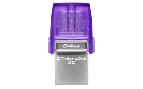 Kingston Technology DataTraveler 64GB microDuo 3C 200MB/s dual USB-A + USB-C