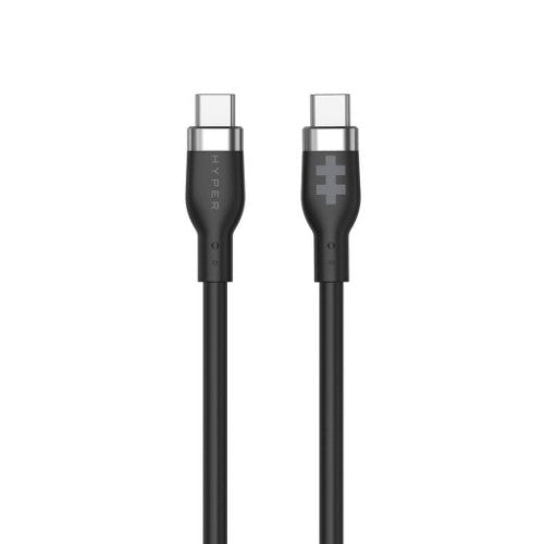 HYPER HyperJuice USB cable USB 2.0 1.5 m USB C Black