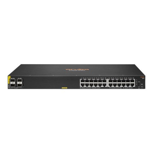 HPE Aruba Networking CX 6100 24G Class4 PoE 4SFP+ 370W Switch