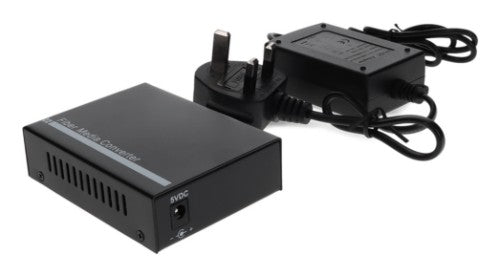 AddOn Networks ADD-GMC-LX-LC-UK network media converter 1000 Mbit/s 1310 nm Single-mode Black