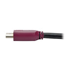 Tripp Lite P569-010-CERT 4K HDMI Cable with Ethernet (M/M) - 4K 60 Hz, Gripping Connectors, 10 ft.