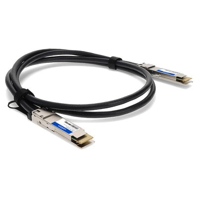 AddOn Networks QDD-400-CU2M-AO InfiniBand/fibre optic cable 2 m QSFP-DD Black, Silver