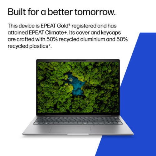 HP ZBook 8 G2i 16 inch Mobile Workstation PC - Data Science Copilot+ PC Intel Core Ultra 7 356H 40.6 cm (16") WUXGA 32 GB DDR5-SDRAM 1 TB SSD Wi-Fi 7 (802.11be) Windows 11 Pro AI Workstation, AI PC Silver