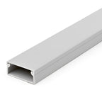 StarTech.com Solid Cable Management Raceway with Cover, 38mm(1-1/2")W x 16mm(5/8")H - 2m(6.5ft) length, Single Channel PVC Network/Power Cord Hider/Wall Wire Duct, Max 30 Cables, UL Listed~Solid Cable Management Raceway with Cover, 1-1/2"(38mm)W x 5/8"(16