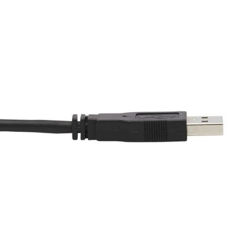 Tripp Lite DisplayPort KVM Cable Kit - DP, USB, 3.5 mm Audio (3xM/3xM) + USB (M/M) + DP (M/M), 4K, 6 ft. (1.83 m), Black