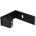 StarTech.com 1U Hinged Wall Mount Patch Panel Bracket - 6 inch Deep - 19" Patch Panel Swing Rack for Shallow Network Equipment- 17lbs