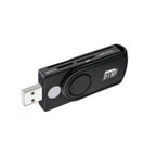 Adesso SCR-200 smart card reader Indoor USB USB 2.0 Black