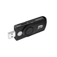 Adesso SCR-200 smart card reader Indoor USB USB 2.0 Black