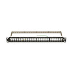 Tripp Lite N062-024-KJ-SH 24-Port 1U Rack-Mount Shielded Blank Keystone/Multimedia Patch Panel, RJ45 Ethernet, USB, HDMI, Cat5e/6