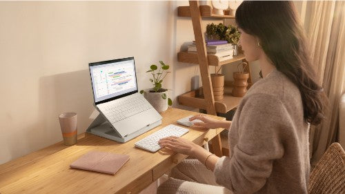 Logitech 920-011241 mobile device keyboard QWERTY UK English Bluetooth Grey, Violet, White