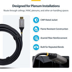 StarTech.com 8K-A-15M-HDMI-CABLE HDMI cable HDMI Type A (Standard) Black