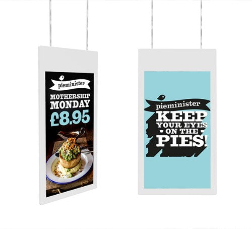 Allsee Technologies HDS43HD8 Signage Display Double sided totem 109.2 cm (43") LCD Wi-Fi 700 cd/m² Full HD White Built-in processor Android 5.1.1 24/7