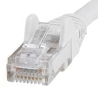 StarTech.com 50ft CAT6 Cable - White CAT6 Ethernet Cable - Gigabit Ethernet Wire - 250MHz 100W PoE RJ45 UTP CAT 6 Network/Patch Cord Snagless - Individually Tested