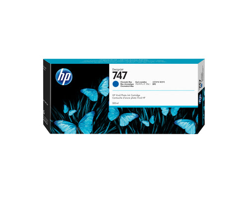 HP P2V85A/747 Ink cartridge blue chromatic 300ml for HP DesignJet Z 9+