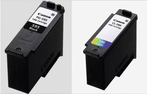 Canon 7171C004/PG-595/CL-586 Ink cartridge multi pack black + color + Photopaper GP-501 6,7ml + 9,9ml Pack=2 for Canon Pixma TS 4150