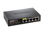 D-Link DES-1005P Unmanaged L2 Fast Ethernet (10/100) Power over Ethernet (PoE) Black