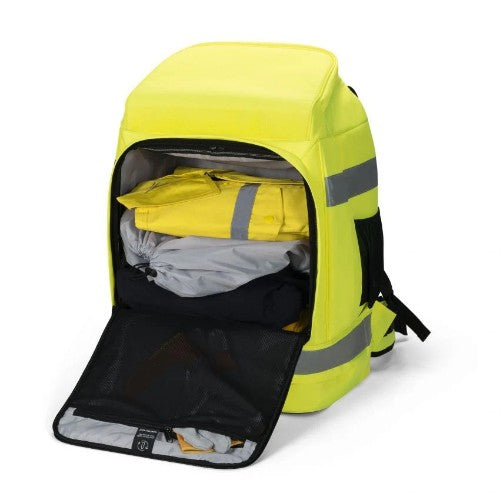 DICOTA Hi-Vis backpack Yellow Polyethylene terephthalate (PET), Thermoplastic polyurethane (TPU)
