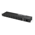 StarTech.com 8-Port Rack-Mount PDU with C13 Outlets - 16 A - 2m Power Cord (BS 1363) - 1U