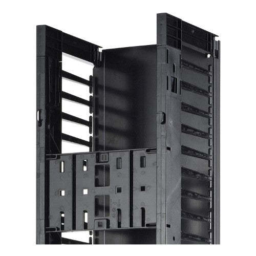 APC Valueline, Vertical Cable Manager for 2 & 4 Post Racks, 84"H X 12"W, Single-Sided with Door