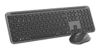 Logitech Signature Slim MK950 for Business keyboard Mouse included Office RF Wireless + Bluetooth QWERTY UK English Graphite