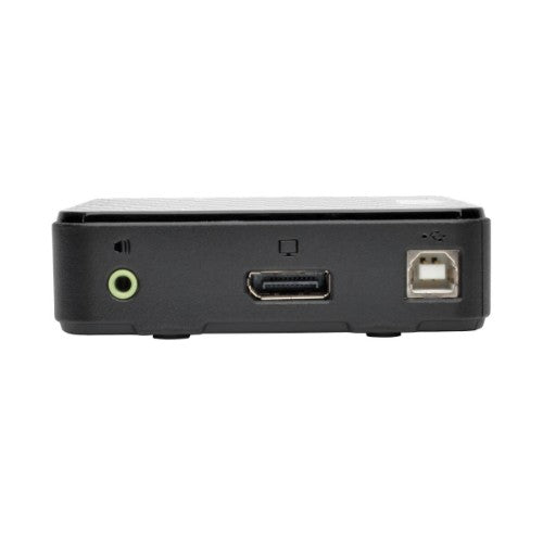 Tripp Lite B004-DP2UA2-K 2-Port DisplayPort KVM Switch 4K 60 Hz with Audio, Cables and USB Peripheral Sharing