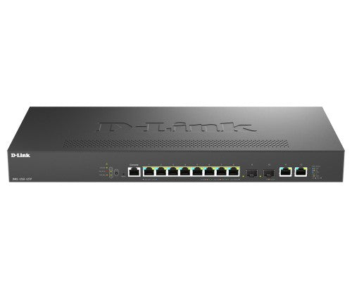 D-Link 12-Port Multi-Gigabit Smart Managed PoE+ Switch including 8 x 2.5G PoE+ Ports