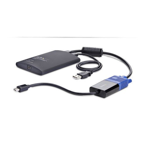 StarTech.com Portable Laptop Crash Cart Adapter, USB/VGA/Mini DisplayPort KVM Console, File Transfer and Video Capture, TAA Compliant