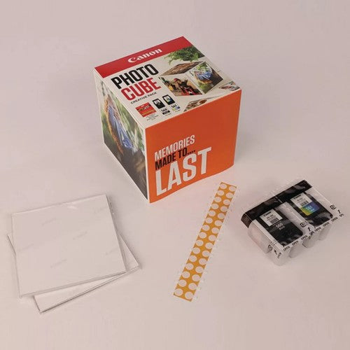 Canon 3713C013/PG-560+CL-561 Printhead cartridge multi pack black + color Cube white pink +PP201 40 sheet 13x13cm 7,5ml + 8,3ml Pack=2 for Canon Pixma TS 5350