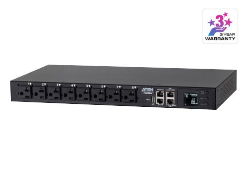 ATEN 32A 8-Outlet 1U Metered PDU + Free Eco PDU Manager Software