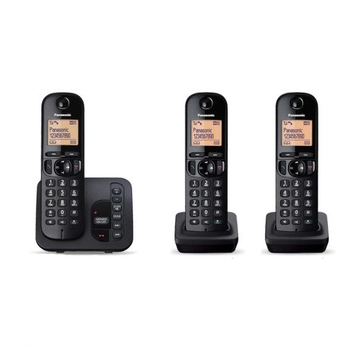 Panasonic KX-TGC223EB telephone DECT telephone Caller ID Black