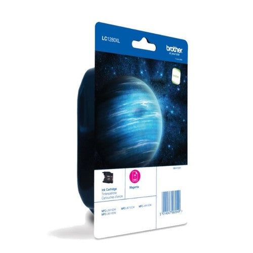 Brother LC-1280XLMBP Ink cartridge magenta high-capacity Blister, 1.2K pages for Brother MFC-J 6510