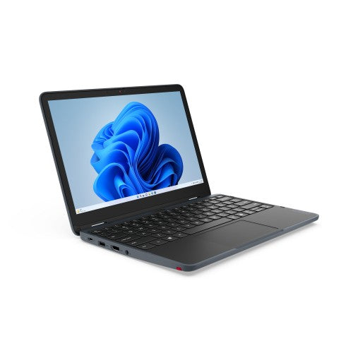 Lenovo 300w 2-in-1 Gen 5 Intel® N N150 Hybrid (2-in-1) 29.5 cm (11.6") Touchscreen HD 8 GB LPDDR5-SDRAM 128 GB UFS Wi-Fi 6E (802.11ax) Windows 11 Pro English Grey